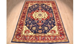 "Kazak" Teppich Orientteppich 242x180 cm Blau