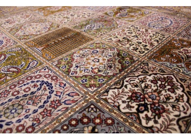 Pure Silk Persian carpet Qum 193x134 cm
