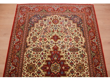 Persian carpet "Ghom" virgin wool 208x130 cm