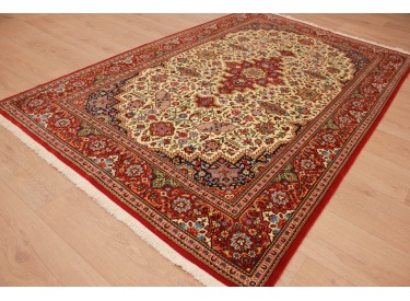 Persian carpet "Ghom" virgin wool 208x130 cm
