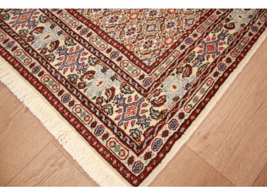 Persian carpet Moud with silk 144x91 cm Beige