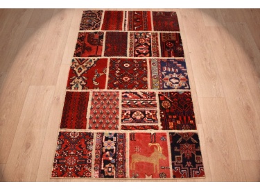 Patchwork Vintage modern carpet 149x89 cm Red