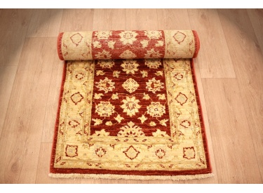 "Ziegler"carpet modern virgin wool Red 217x74 cm