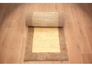 Gabbeh Läufer Perserteppich aus reiner Wolle  372x70 cm