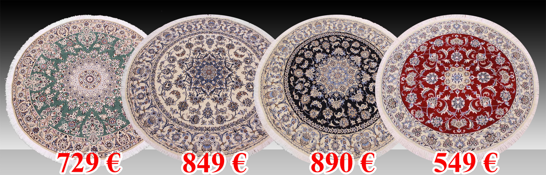 round carpets reduced