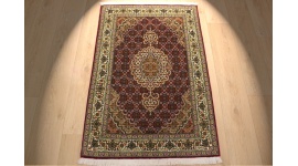 Perserteppich "Tabriz" Mahi mit Seide 124x82 cm