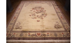 Chinesischer Teppich XXL 488x411 cm Beige