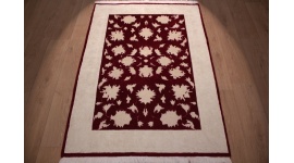 Persian carpet "Mashad" virgin wool & silk 144x105 cm