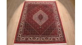 Persian carpet "Bijar" oriental rug with Silk 266x200 cm