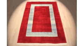 Perser Teppich Gabbeh "Loribaft" 185x134 cm Rot