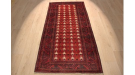 Perser Teppich "Belutsch" Wollteppich 207x104 cm