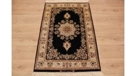Persian carpet "Isfahan" with silk 126x85 cm