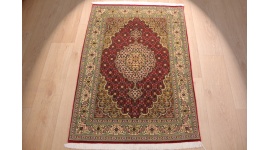 Persian carpet "Taabriz mahi" with Silk 120x85 cm