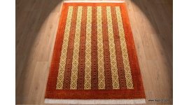 Perserteppich "Bijar" Orient Teppich mit Seide 220x145 cm