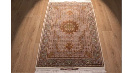 Perserteppich "Taabriz Mahi" mit Seide 157x102 cm