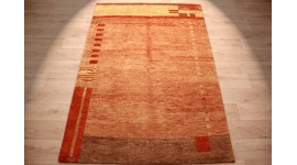 Orient Teppich "Gabbeh" reine Wolle 237x159 cm Braun