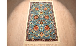 Classic oriental carpet Keramat 85x50 cm Blue