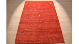 Oriental carpet "Gabbeh" pure wool 183x119 cm Orange