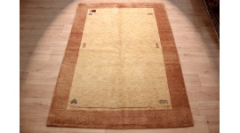 Oriental carpet "Gabbeh" pure wool 235x169 cm Beige