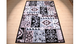 Modern oriental carpet Exir 300x200 cm Black