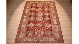 Orientteppich "Kazak" Wollteppich 293x202 cm Rot