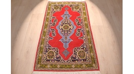 Persian carpet Ghom virgin wool 132x75 cm