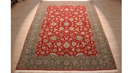 Persian carpet "Ghom"  virgin wool 325x246 cm Red