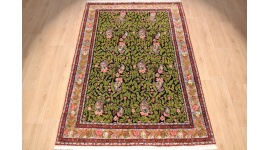 Old Persian carpet Seneh natural colors 248x168 cm