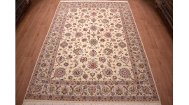 Perserteppich "Maschhad" mit Seide 350x250 cm Beige