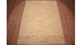 Nomadic Persian carpet Gabbeh wool 215x155 cm Brown