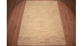 Nomadenteppich Perserteppich Gabbeh 215x155 cm Beige