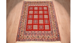 Nomadic persian carpet Nimbaft 151x114 cm Red