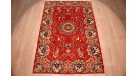 Persian carpet "Kashaan" 200x131 cm Red