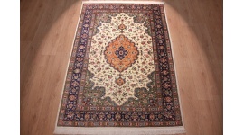 Persian carpet "Ghom" pure Silk 205x140 cm