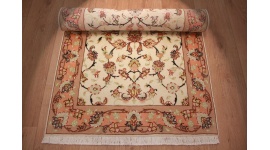 Persian carpet "Taabriz" Runner with Silk 196x77 cm