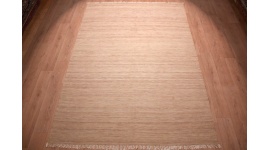 Oriental Kilim Wool 300x200 cm Beige striped