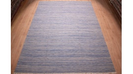 Oriental Kilim Wool 350x250 cm Blue striped