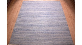 Oriental Kilim Wool 300x250 cm Blue striped