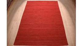 Oriental Kilim Wool 300x200 cm Red striped