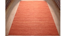 Oriental Kilim Wool 350x250 cm Orange striped