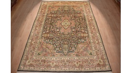 Persian carpet "Kashmir" silk touch 307x212 cm Black