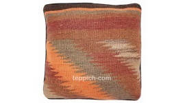 Oriental Kilim Pillow cushion natural colors & wool ca. 40x40 cm