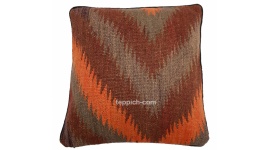 Oriental Kilim Pillow cushion natural colors & wool ca. 40x40 cm