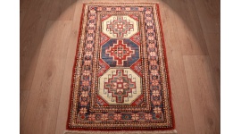 Kazak Orientteppich  Schurwolle 99x62 cm Rot