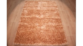 Oriental carpet Shaggy ca. 225x160 cm Beige / Gold