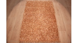 Oriental carpet Shaggy ca. 150x100 cm Beige / Gold