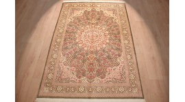 Persian carpet Gom pure silk rug 205x136 cm