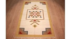 Oriental Kilim Wool 183x115 cm Beige modern