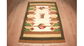 Oriental Kilim Wool 180x116 cm Beige modern