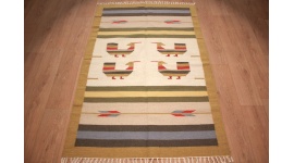 Oriental Kilim Wool 180x120 cm Beige modern